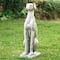 Glitzhome® 32" Sitting Dog Garden Statue